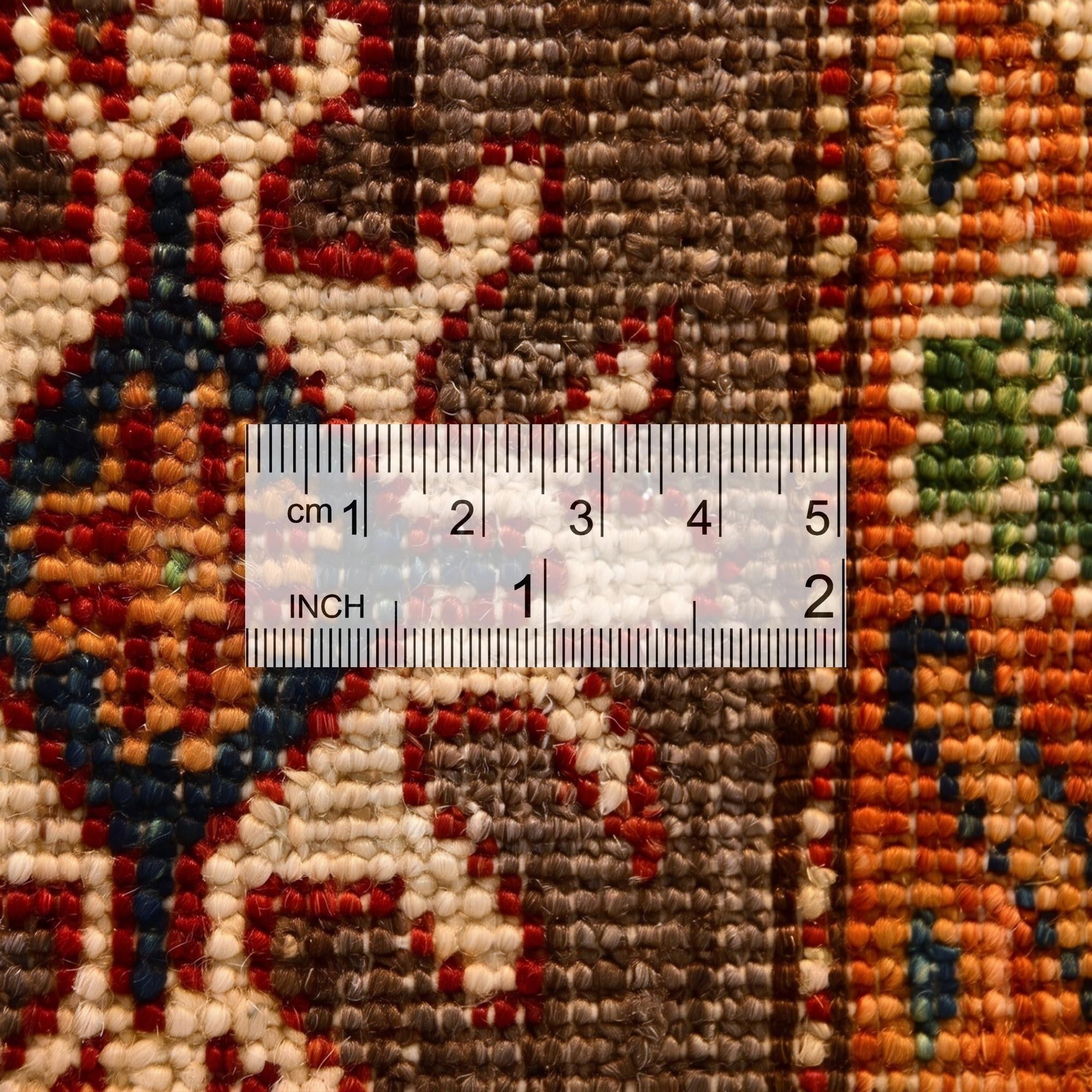 6' 3 x 9' 1 Hand Knotted Kazak Rug