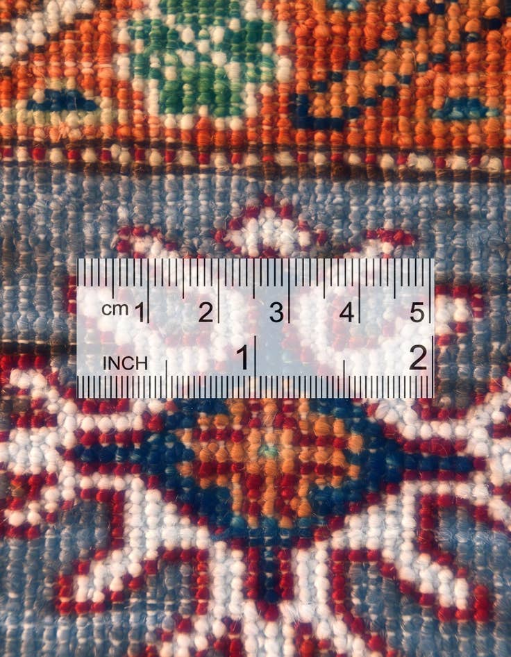 Detail image of 6' 3 x 9' 1 Hand Knotted Kazak Rug