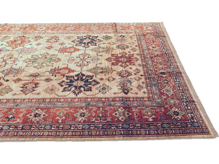 6' 8 x 9' 11 Hand Knotted Kazak Rug