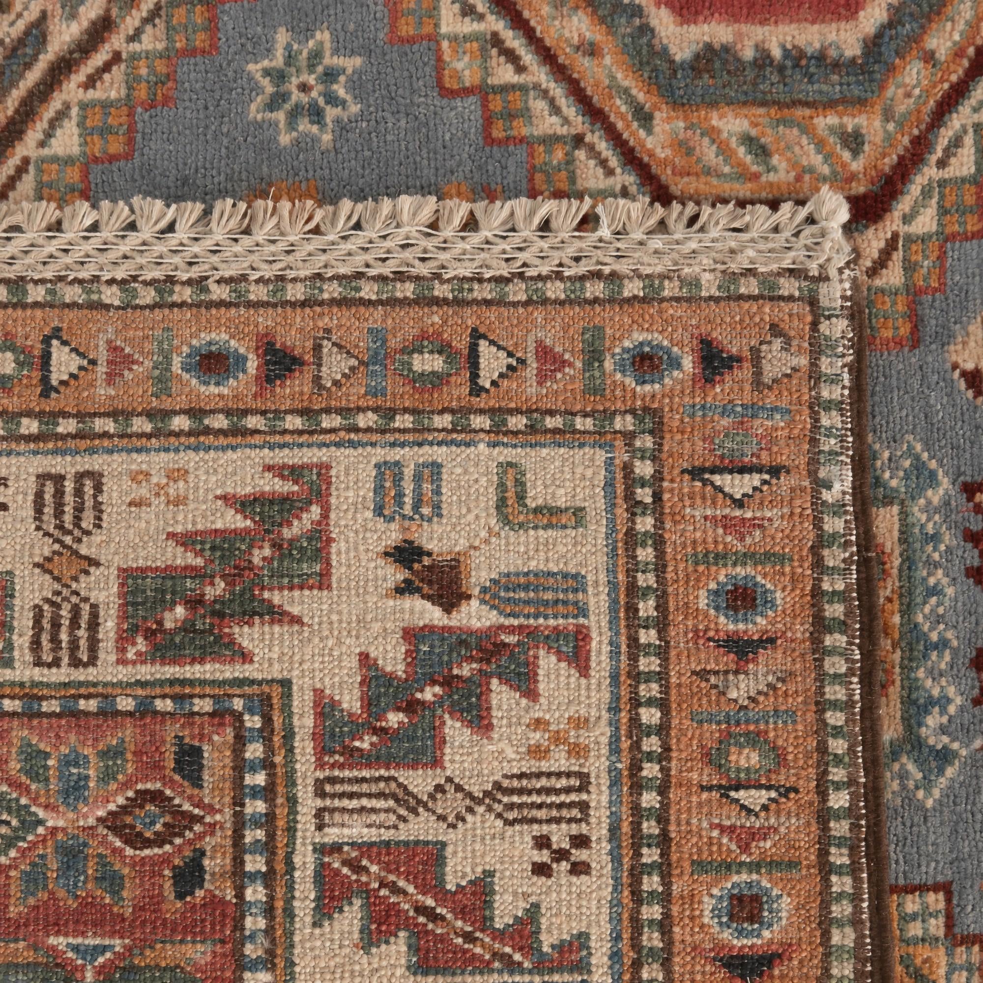 275cm x 375cm Hand Knotted Kazak Rug