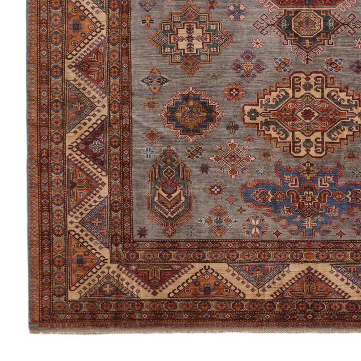 9' 3 x 12' 2 Hand Knotted Kazak Rug