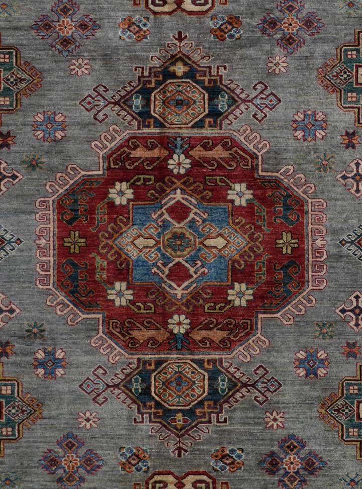 9' 3 x 12' 2 Hand Knotted Kazak Rug