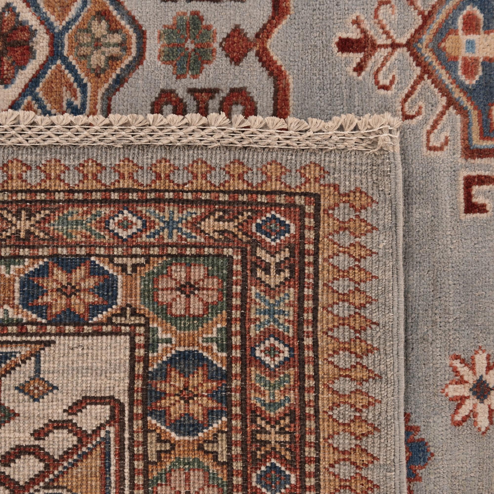 9' 3 x 12' 2 Hand Knotted Kazak Rug
