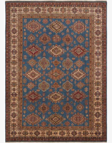 8' 10 x 12' 3 Hand Knotted Kazak Rug