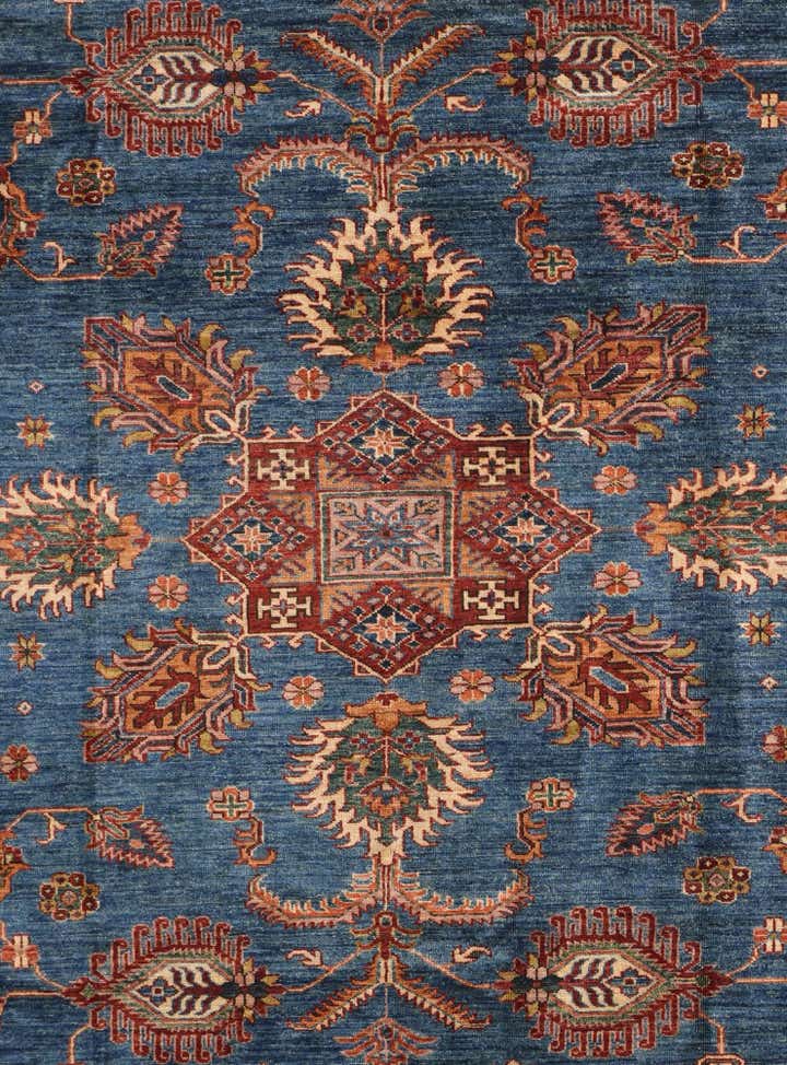 8' 5 x 10' 11 Hand Knotted Kazak Rug