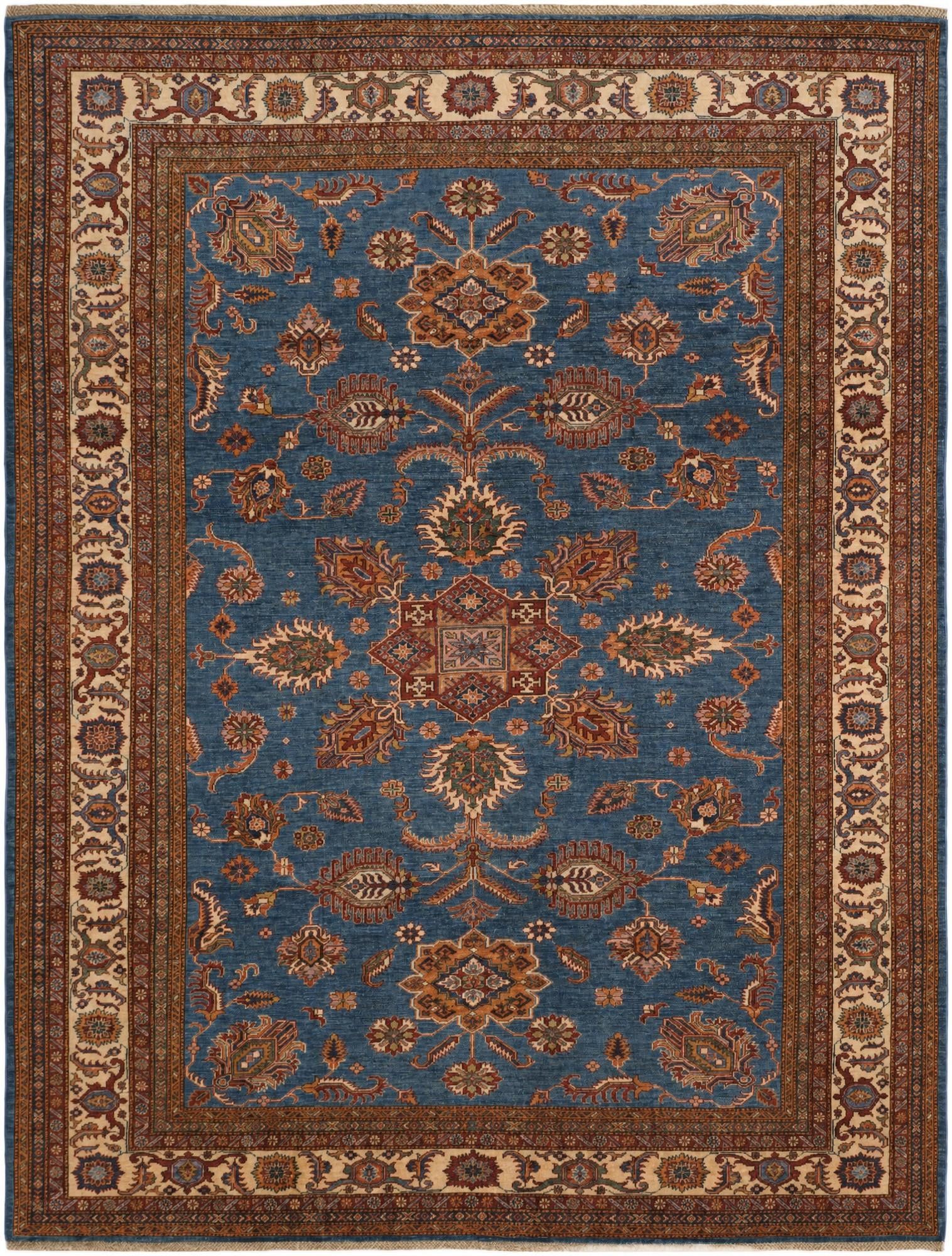 8' 5 x 10' 11 Hand Knotted Kazak Rug