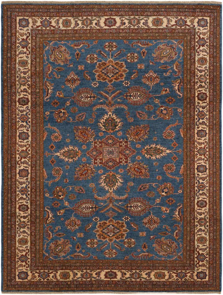 8' 5 x 10' 11 Hand Knotted Kazak Rug