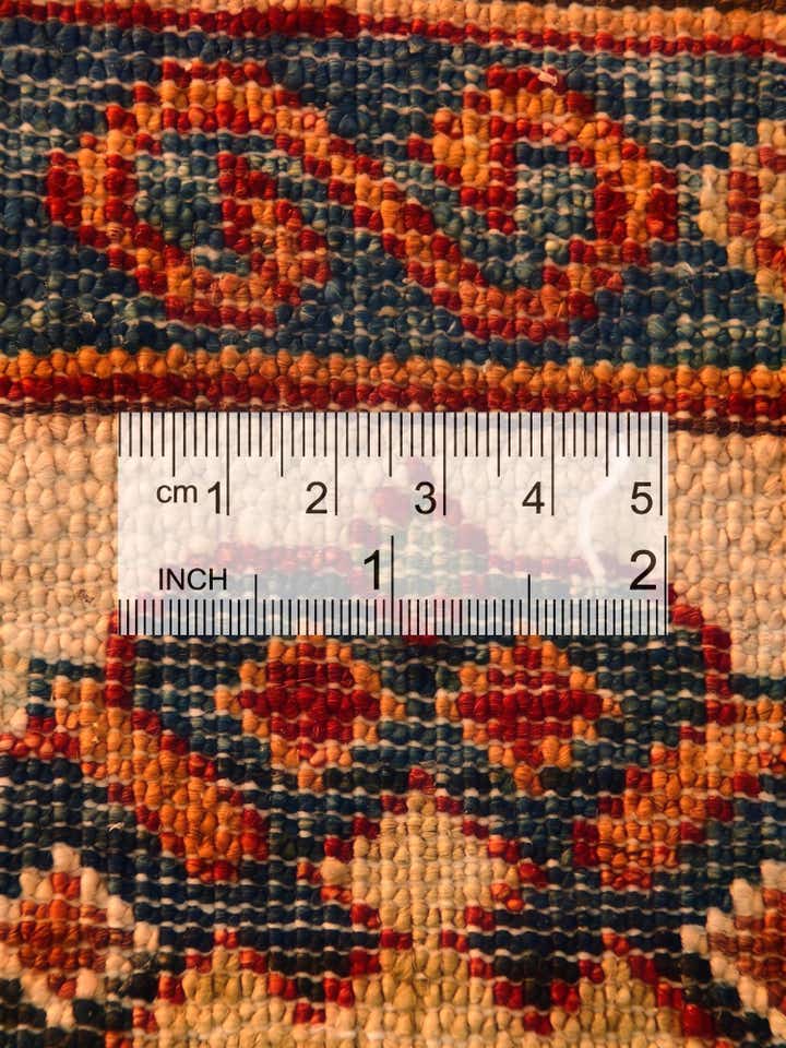 9' x 12' 4 Hand Knotted Kazak Rug