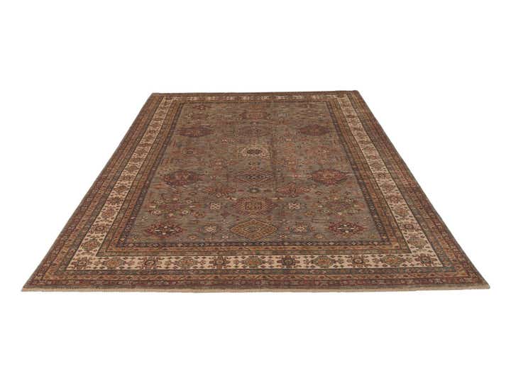 8' 6 x 12' 9 Hand Knotted Kazak Rug