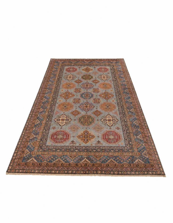 Detail image of 9' 3 x 12' 8 Hand Knotted Kazak Rug