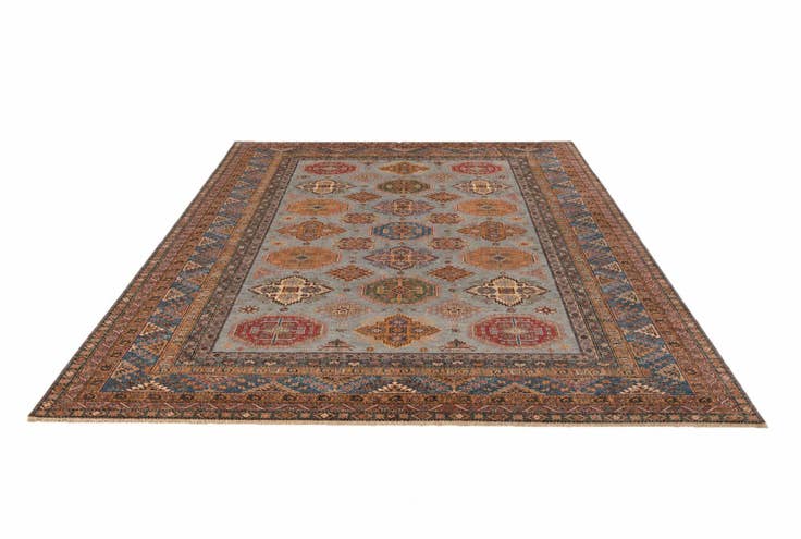 Detail image of 9' 3 x 12' 8 Hand Knotted Kazak Rug