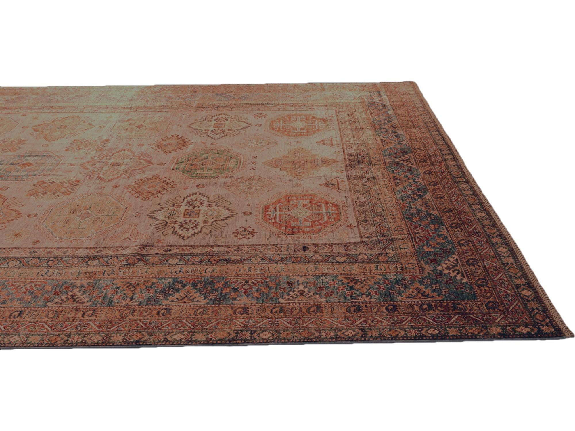 9' 3 x 12' 8 Hand Knotted Kazak Rug