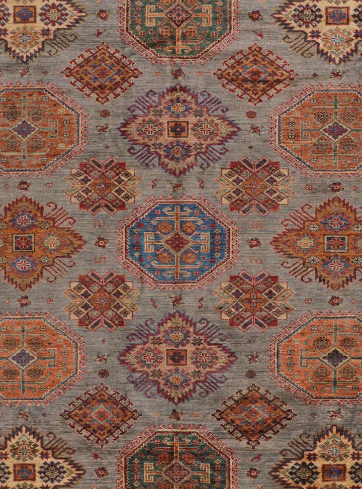9' 3 x 12' 8 Hand Knotted Kazak Rug