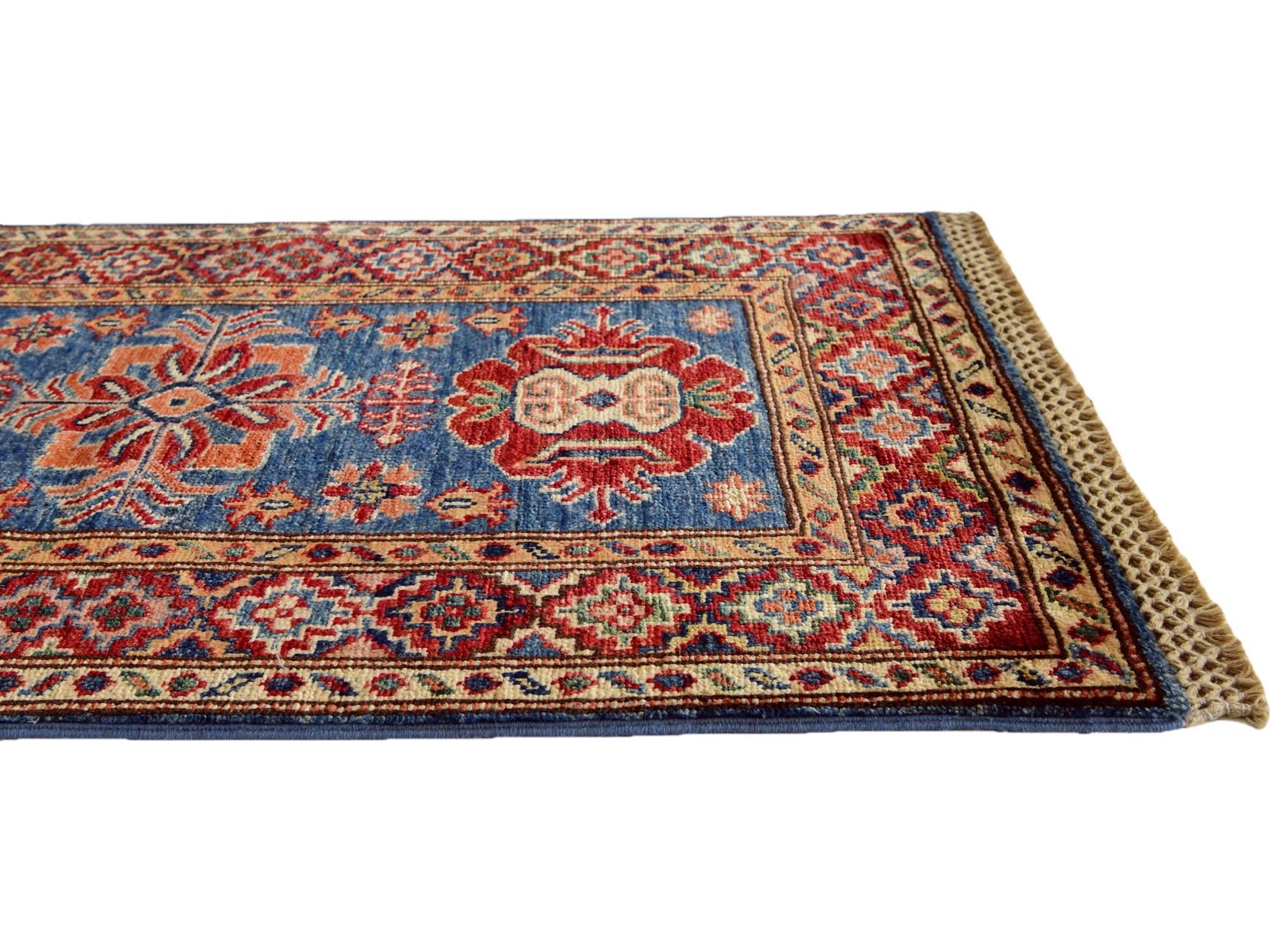 2' x 3' 1 Hand Knotted Kazak Rug