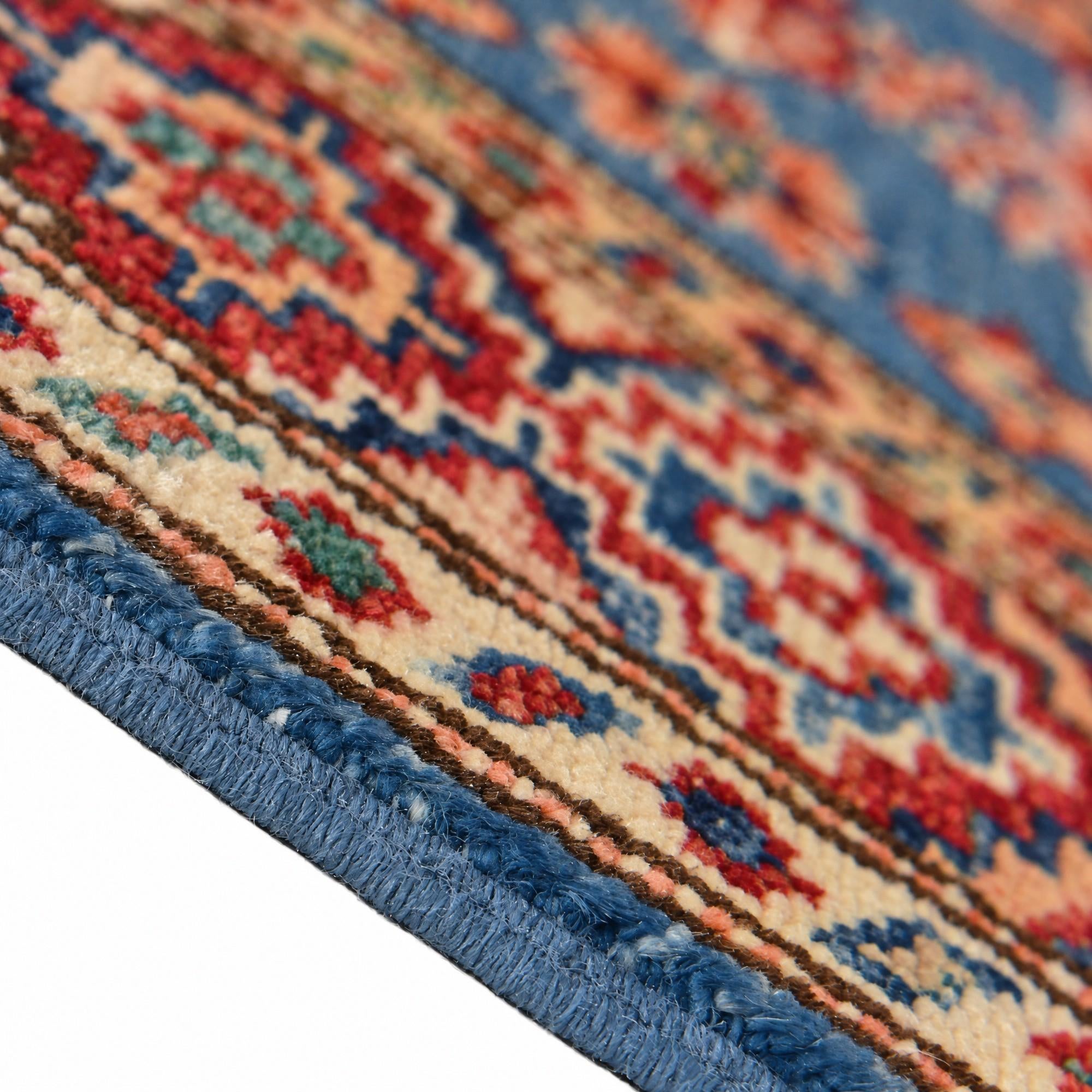 60cm x 95cm Hand Knotted Kazak Rug