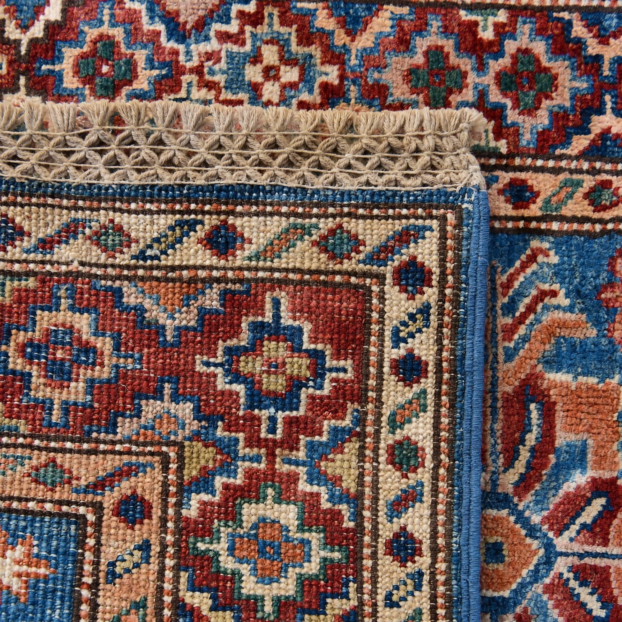 60cm x 95cm Hand Knotted Kazak Rug