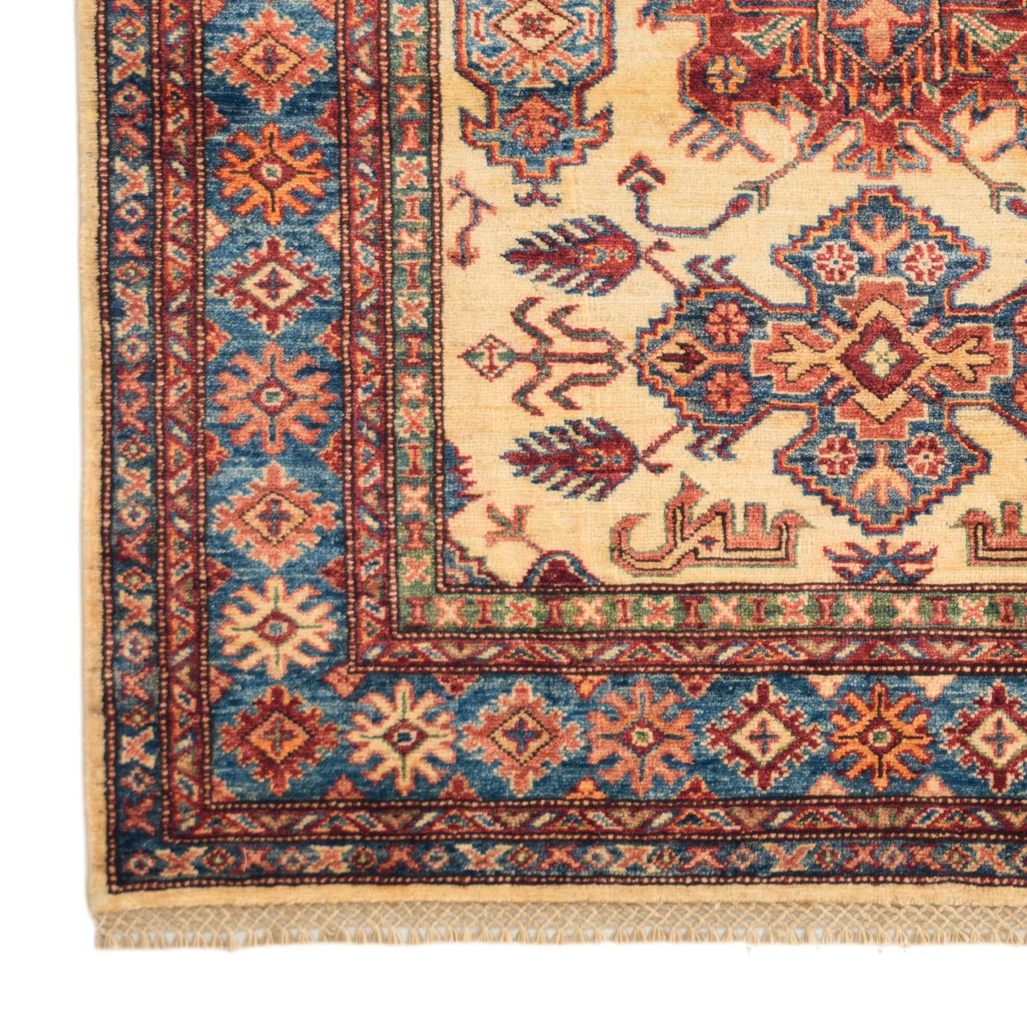 120cm x 185cm Hand Knotted Kazak Rug