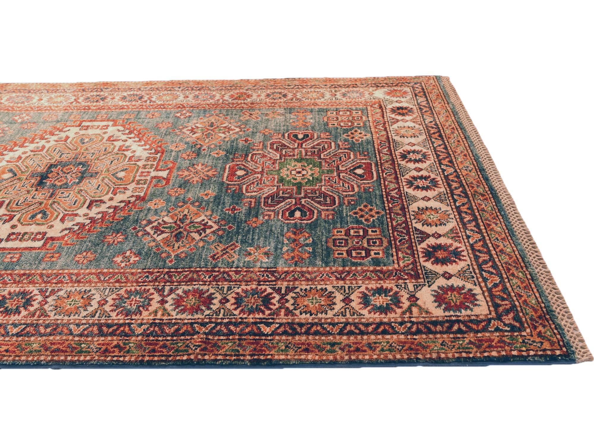 4' 1 x 6' 4 Hand Knotted Kazak Rug