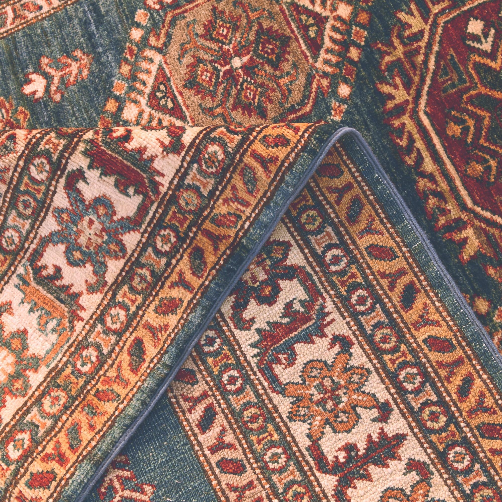 4' x 6' 3 Hand Knotted Kazak Rug