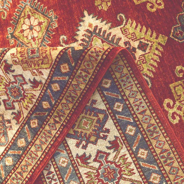 6' 6 x 8' 8 Hand Knotted Kazak Rug