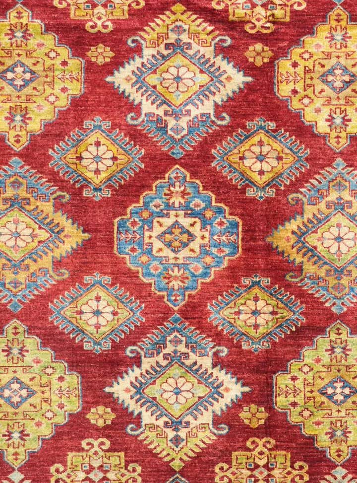 6' 6 x 8' 8 Hand Knotted Kazak Rug