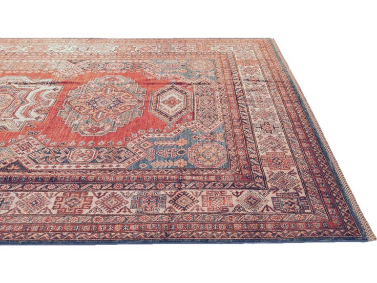 Detail image of 6' 8 x 9' 11 Hand Knotted Kazak Rug
