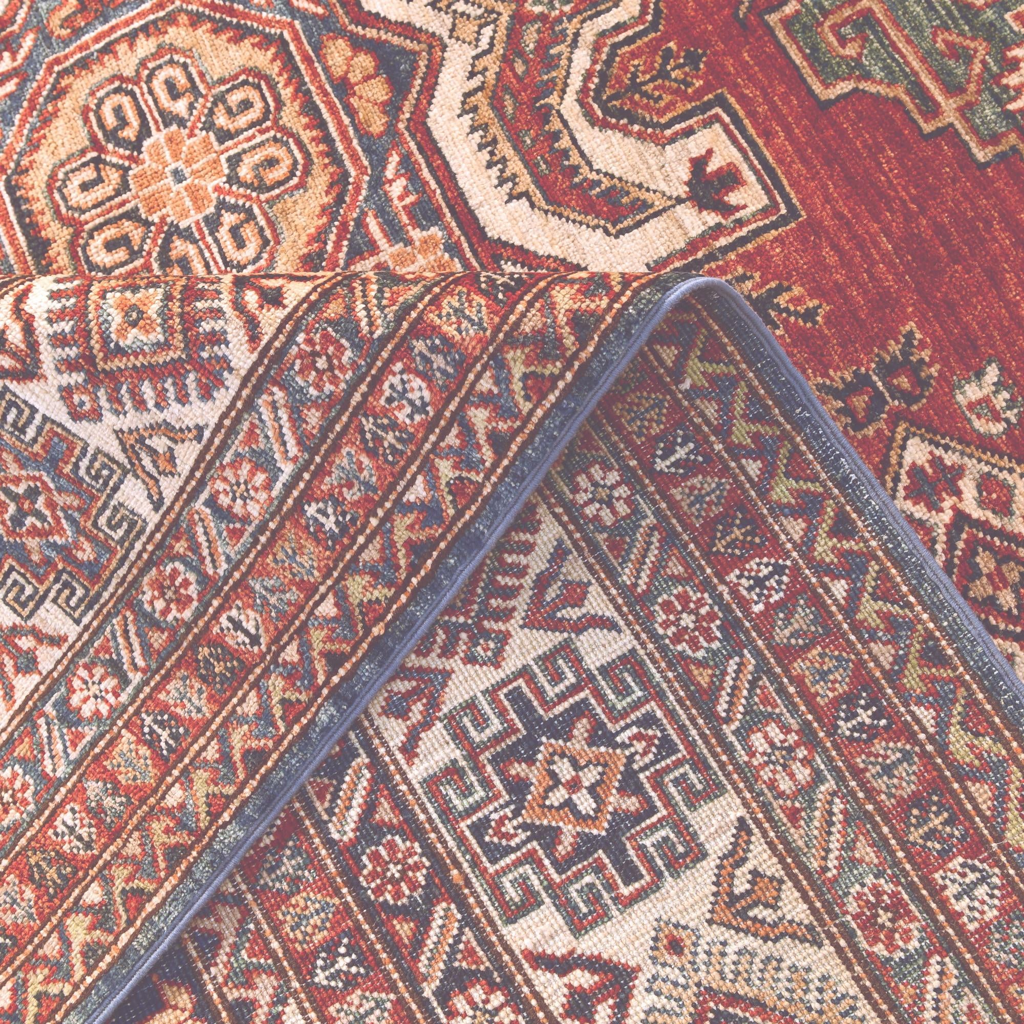 6' 8 x 9' 11 Hand Knotted Kazak Rug