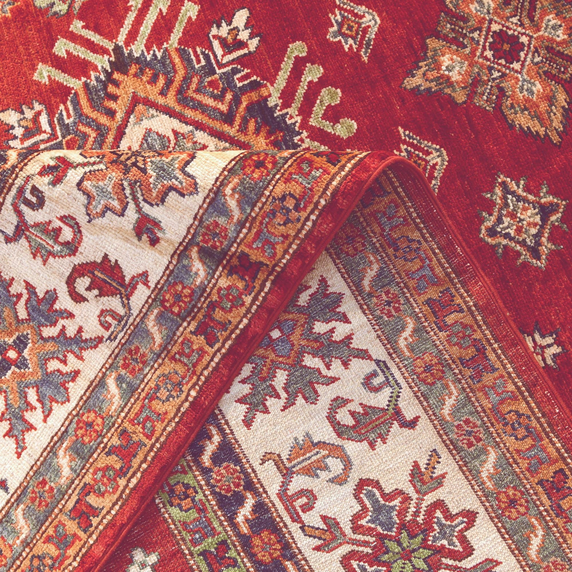 7' x 10' Hand Knotted Kazak Rug