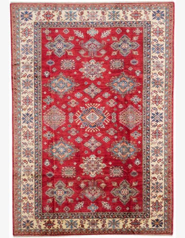7' x 10' Hand Knotted Kazak Rug