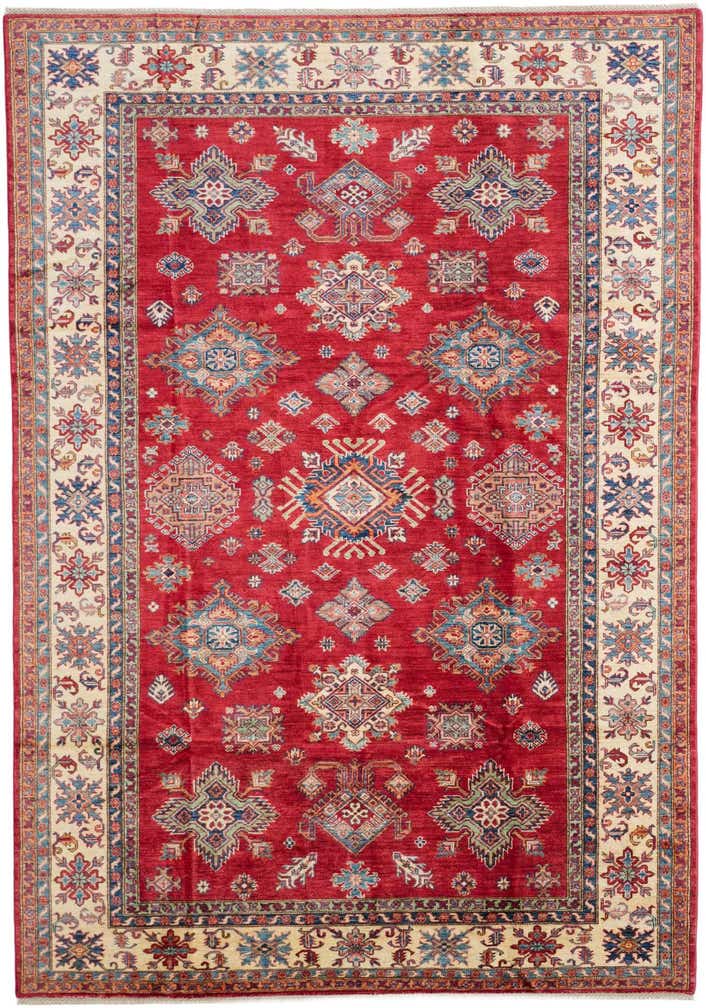 7' x 10' Hand Knotted Kazak Rug