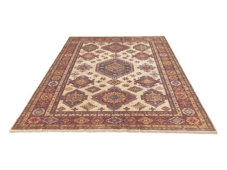 Detail image of 6' 7 x 10' 6 Hand Knotted Kazak Rug