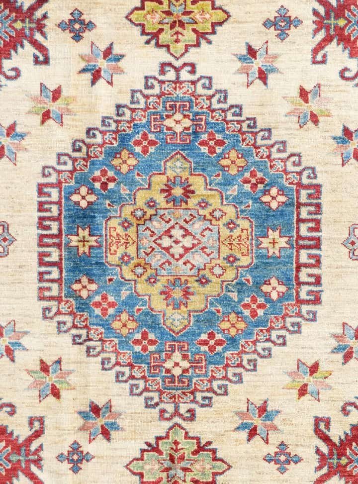 6' 7 x 10' 6 Hand Knotted Kazak Rug