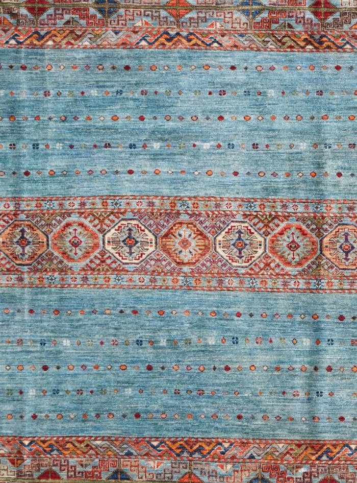 Detail image of 8' x 10' 3 Hand Knotted Kazak Rug