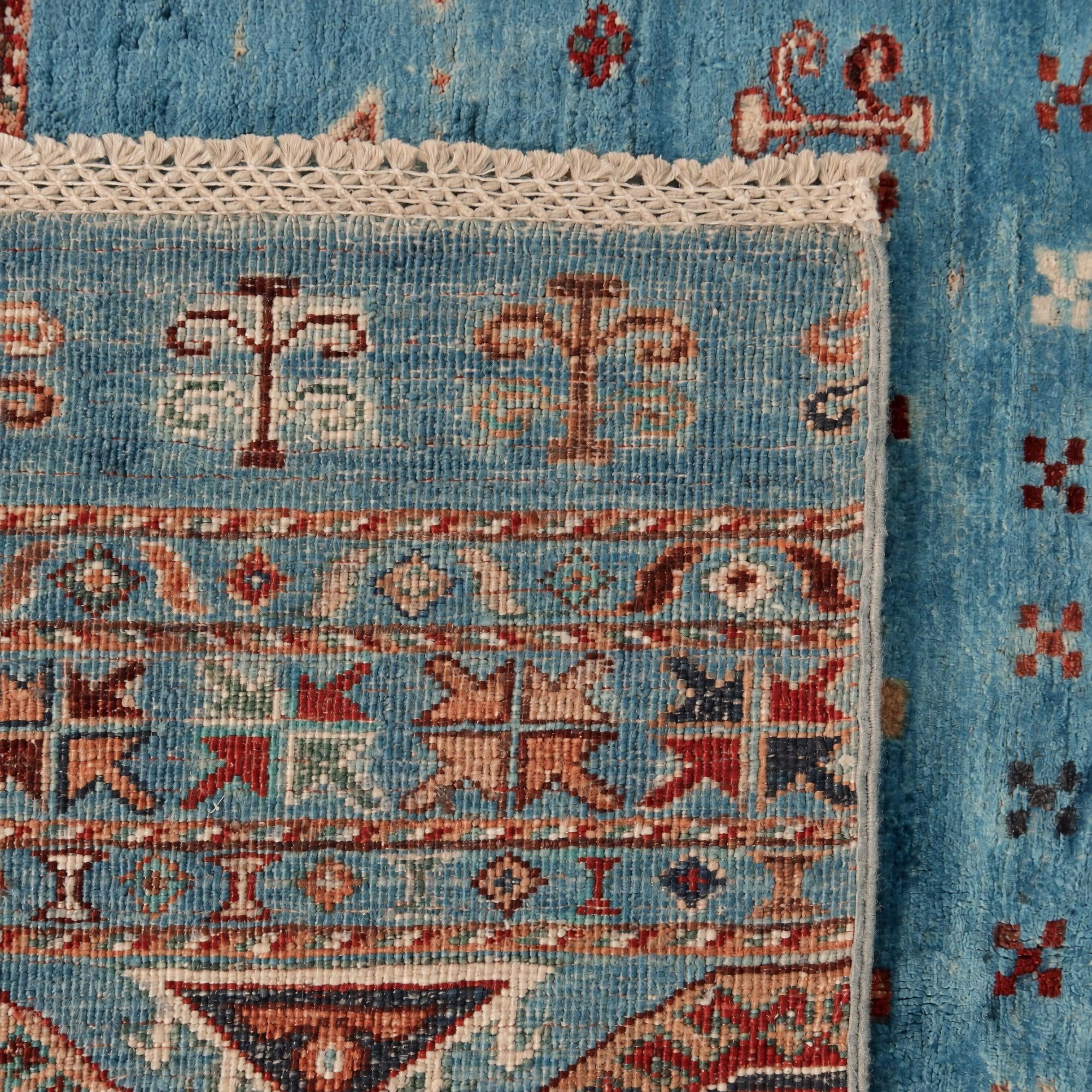 8' 4 x 11' Hand Knotted Kazak Rug