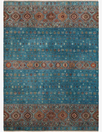 8' 4 x 11' Hand Knotted Kazak Rug