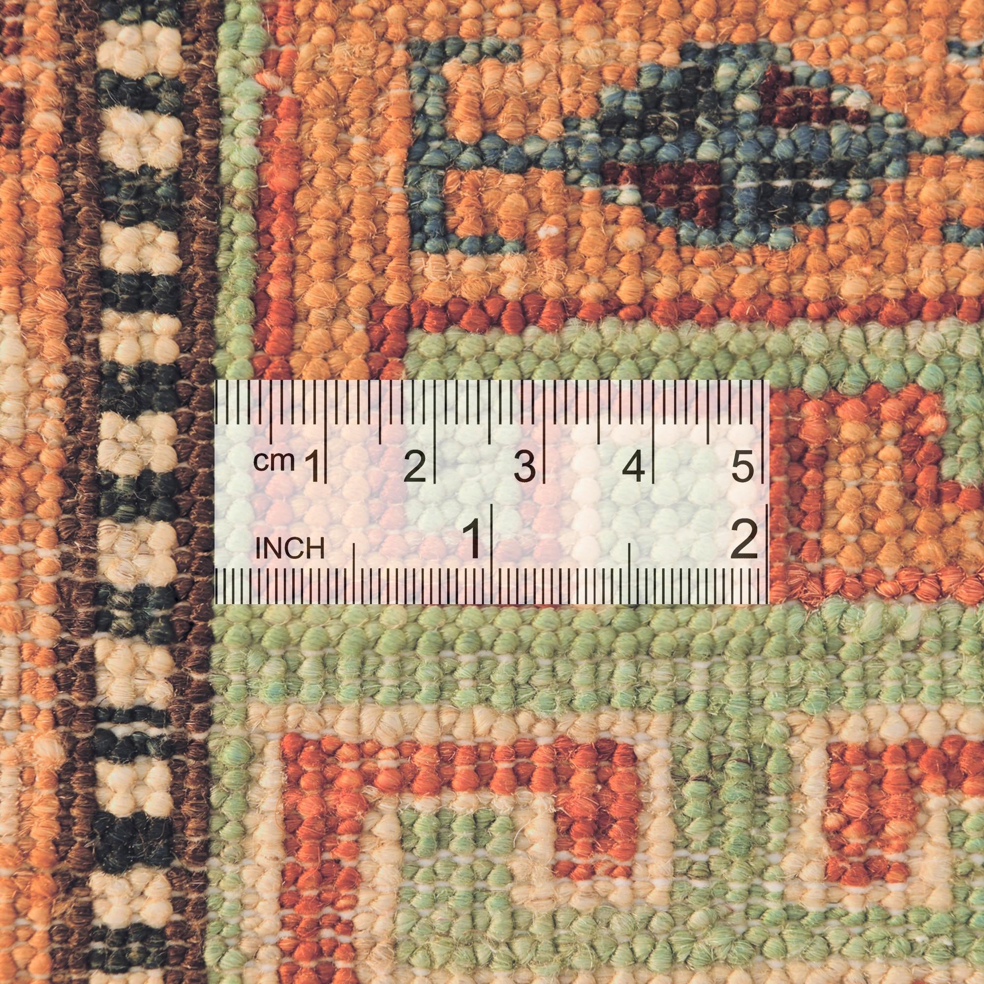 Detail image 9 of 10: 4' 3 x 6' 6 Hand Knotted Kazak Rug