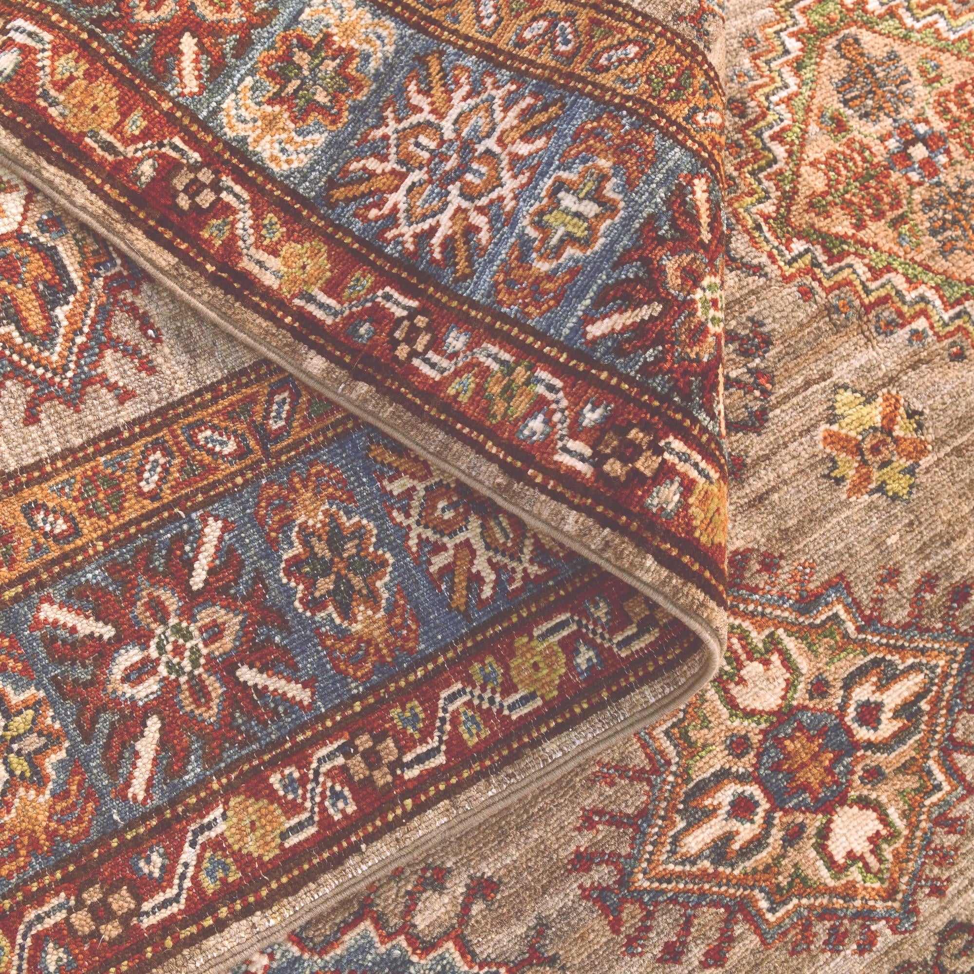 4' 3 x 6' 4 Hand Knotted Kazak Rug