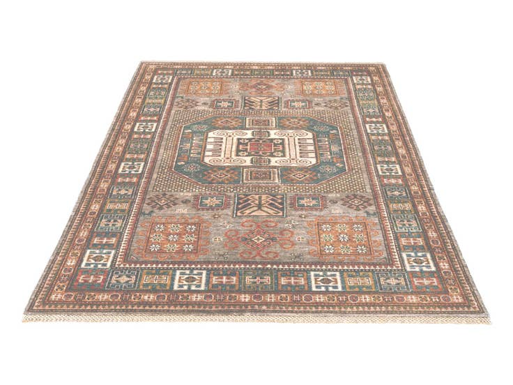 Detail image of 5' x 6' 10 Hand Knotted Kazak Rug