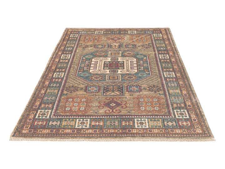 5' x 7' 1 Hand Knotted Kazak Rug