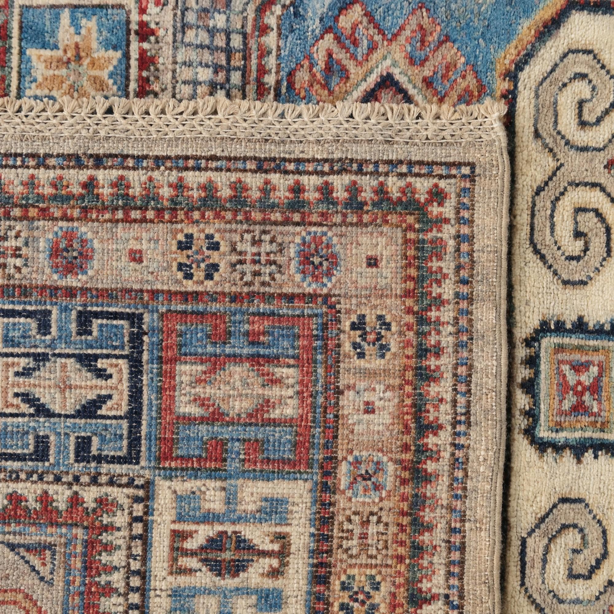 155cm x 215cm Hand Knotted Kazak Rug