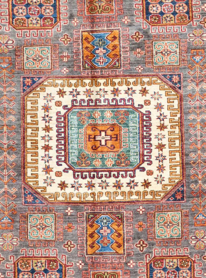 5' 4 x 7' 3 Hand Knotted Kazak Rug