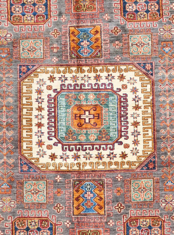 Detail image of 5' 4 x 7' 3 Hand Knotted Kazak Rug