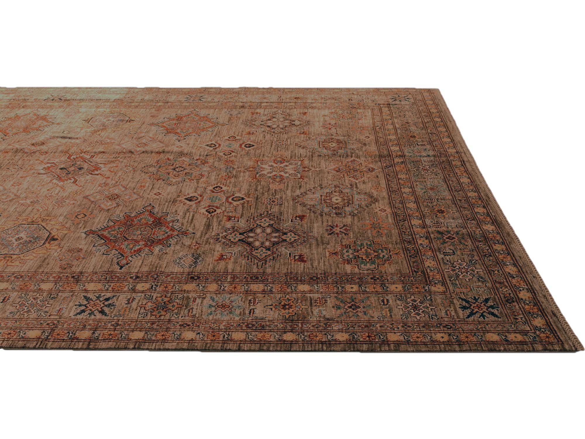 8' 6 x 11' 7 Hand Knotted Kazak Rug