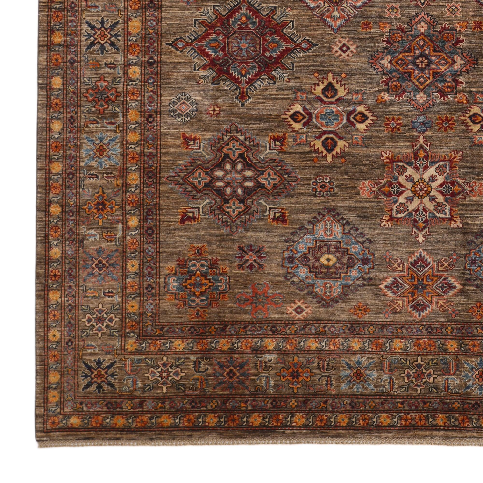 8' 6 x 11' 7 Hand Knotted Kazak Rug