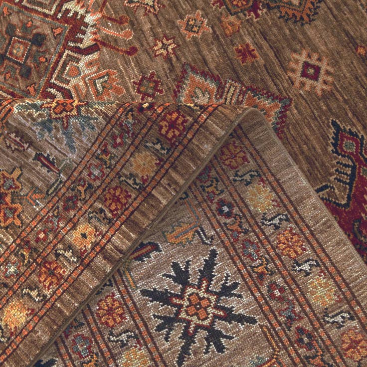 Detail image of 8' 6 x 11' 7 Hand Knotted Kazak Rug