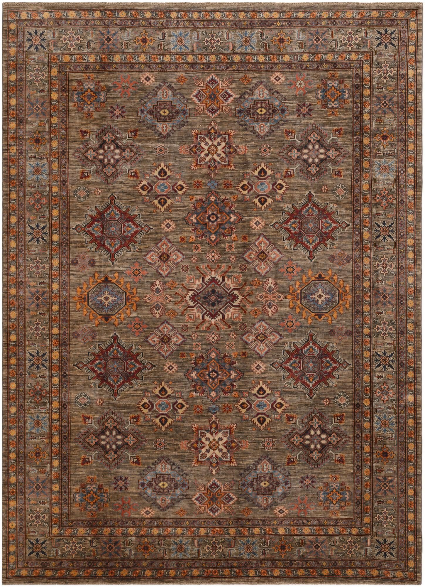 8' 6 x 11' 7 Hand Knotted Kazak Rug