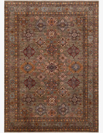 8' 6 x 11' 7 Hand Knotted Kazak Rug