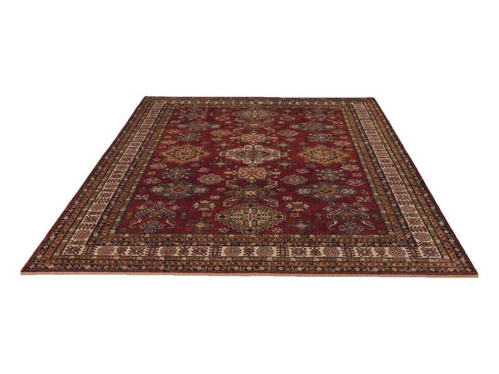 8' 6 x 10' 6 Hand Knotted Kazak Rug