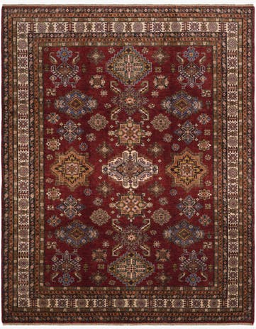 8' 6 x 10' 6 Hand Knotted Kazak Rug
