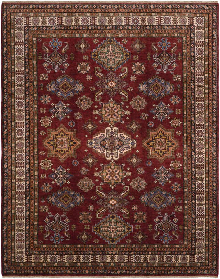 8' 6 x 10' 6 Hand Knotted Kazak Rug